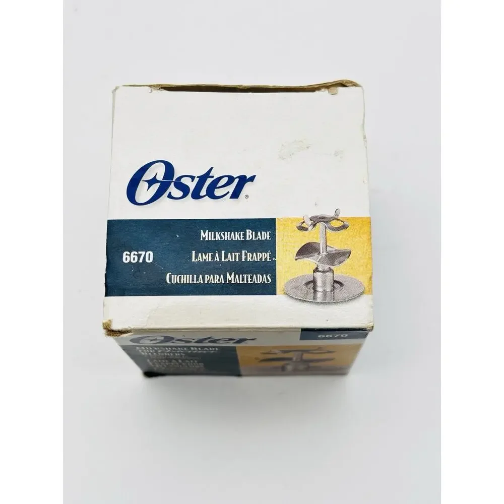 OSTER Blender Milkshake Blade part number 6670. Original Box. VG Condition